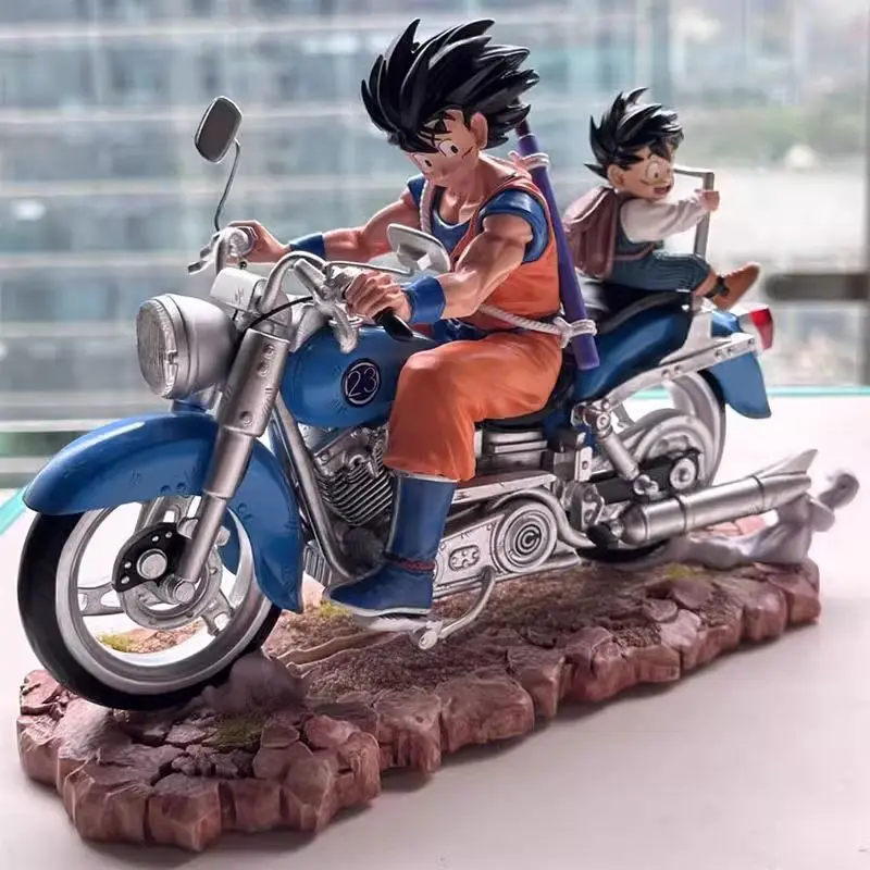 

Dragon Ball Z 15cm Anime Figure Motorcycle Son Goku Action Figures Son Gohan Figurine Pvc Statue Model Gk Collectible Doll Toys