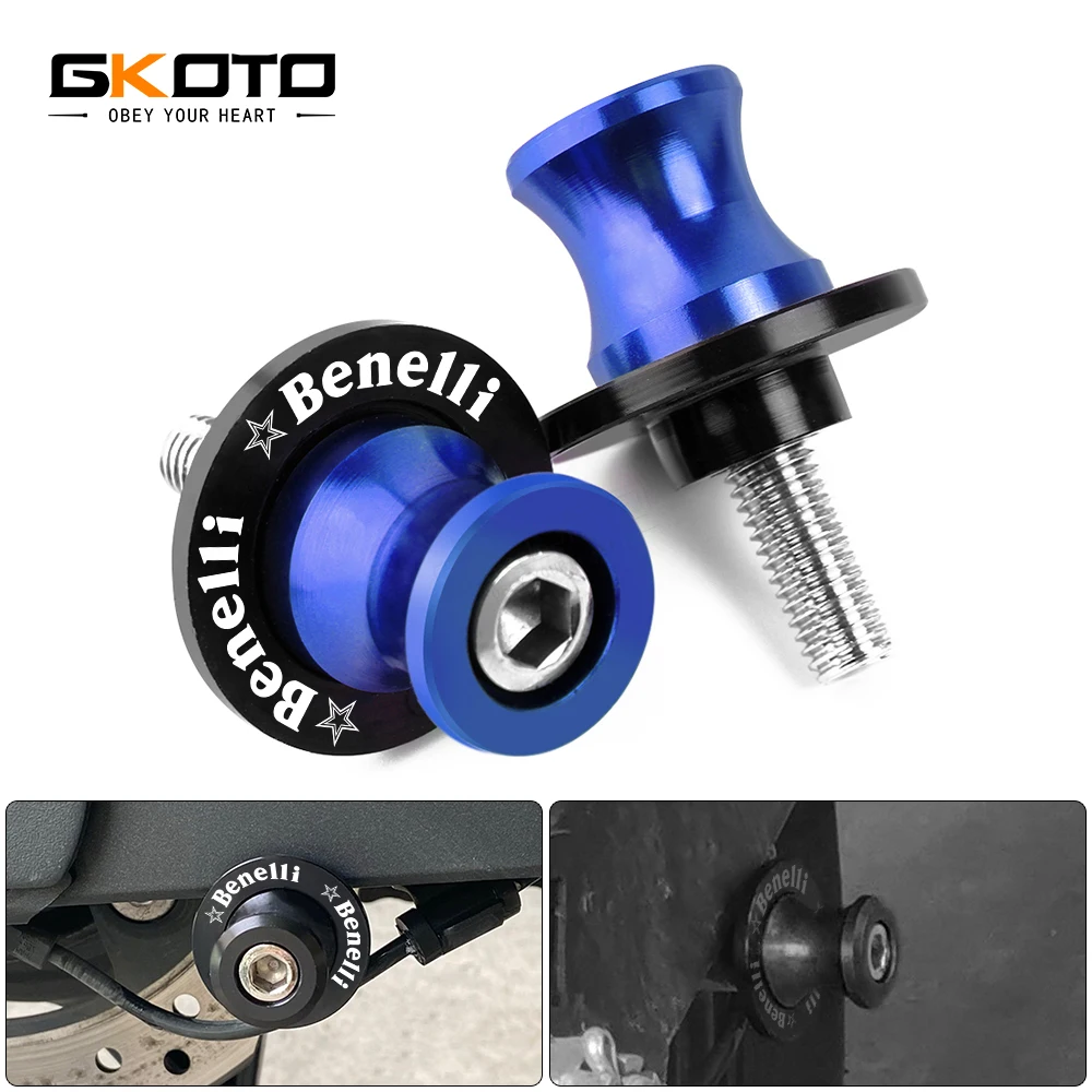 

For Benelli TNT 125 135 300 TNT125 TNT300 TNT600 TNT899 Motorcycle 6MM CNC Swingarm Spools Stand Screws