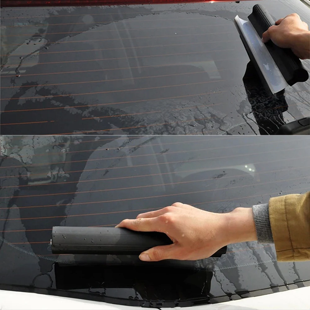 

Mirror Window Wiper Glass Window Cleaning Brush Scraper Rubber Windshield Wash Tools Car Washer Auto Wiper Cleaner Blade