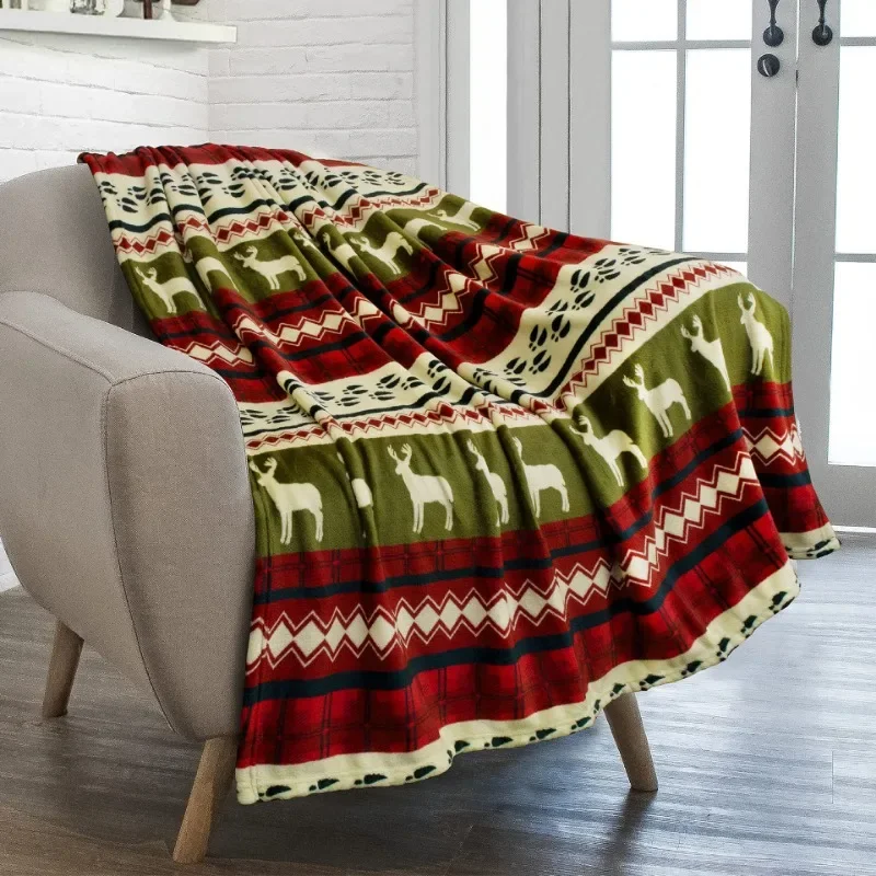 

Blanket Cartoon Printed Flannel Cover Blanket Flannel Blanket Living Room Bedroom Sofa Cover Children's Blanket