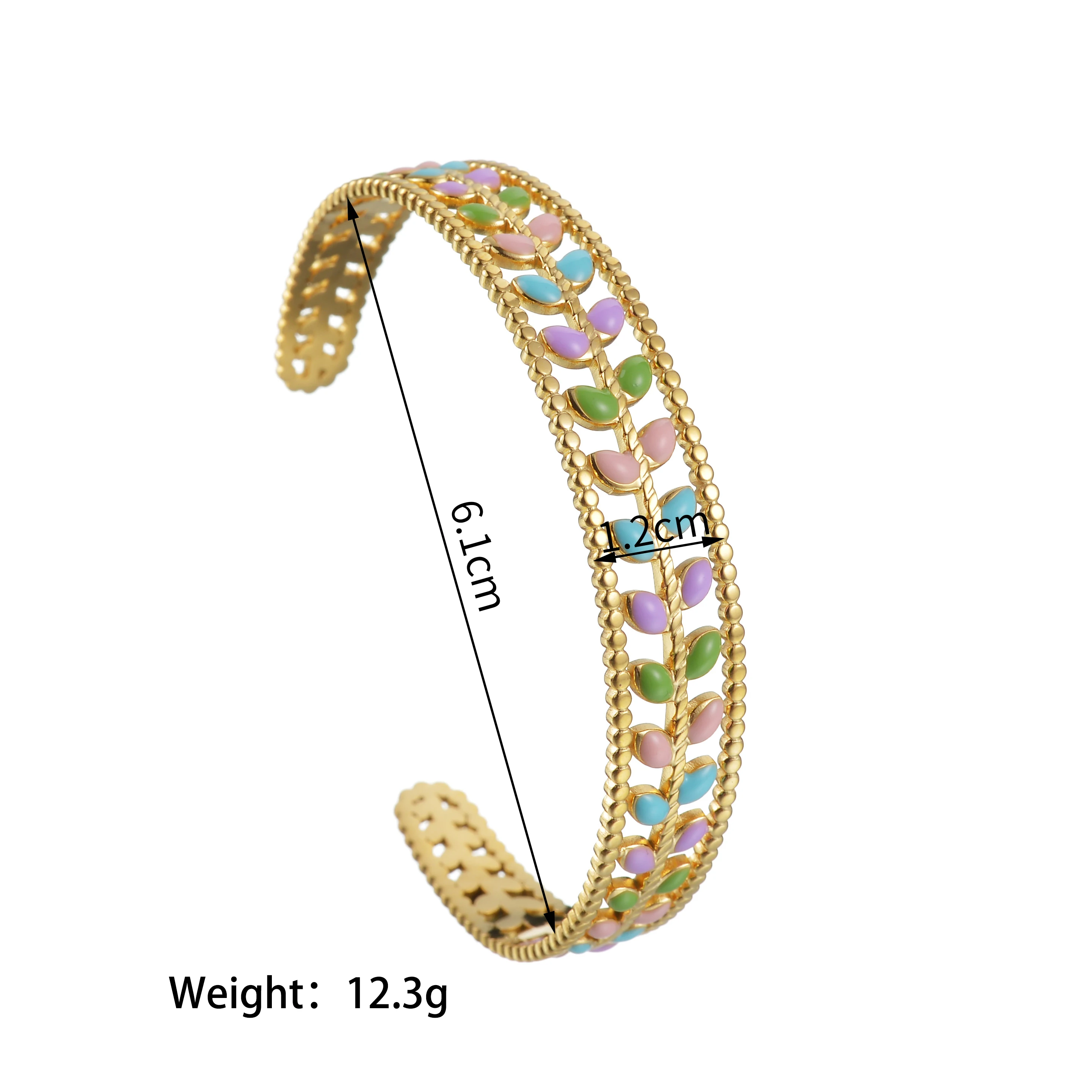 Freeteeme винтажный цветной брикет для женщин и пар открытый Браслет-манжета из