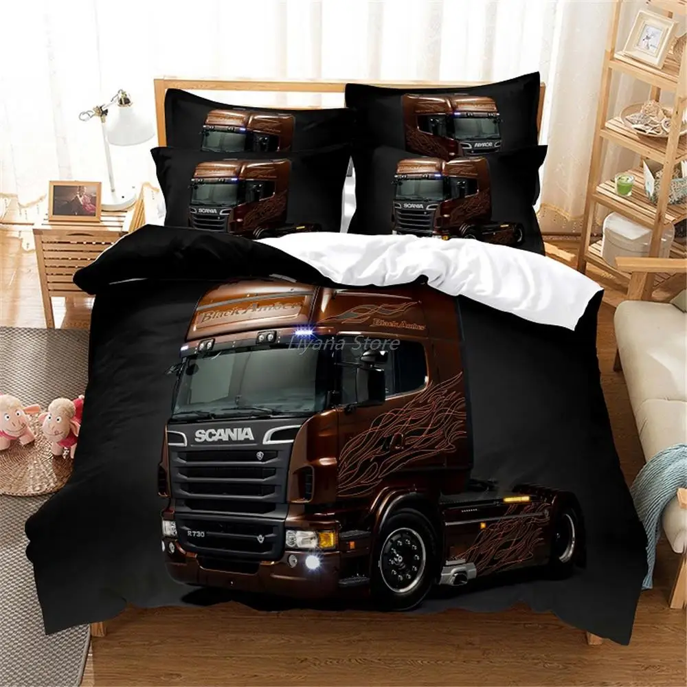 

3D Truck Bedding Set Queen Bedding Duvet Cover Set Bedding Set Bed Cover Cotton Queen Bedroom Bed Cover Set Bed Set Bedding