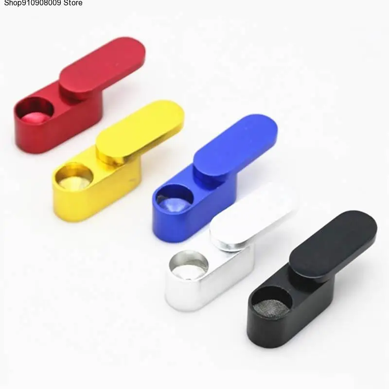

Rotation Herb Tobacco Pipes Portable Grinder Smoke Mini Metal Smoke Pipe Smoking Pipe 1 PCS Random Delivery