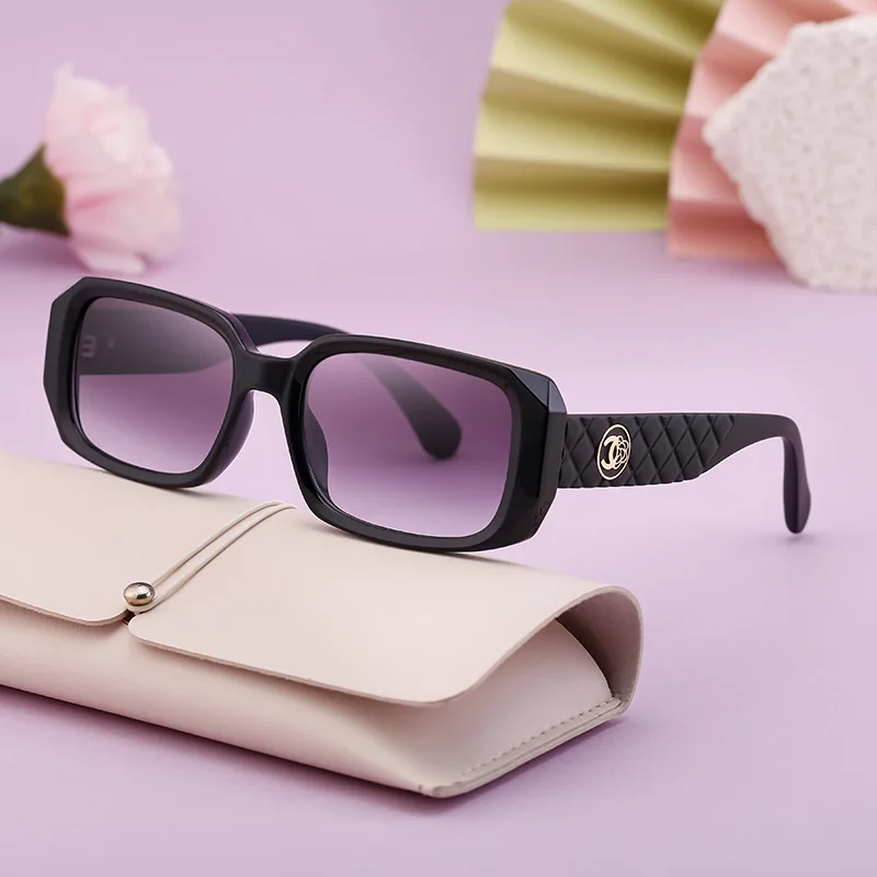 Por Lenses 2024 женские смоляные очки для взрослых B7206 повседневные солнцезащитные Miu Mui