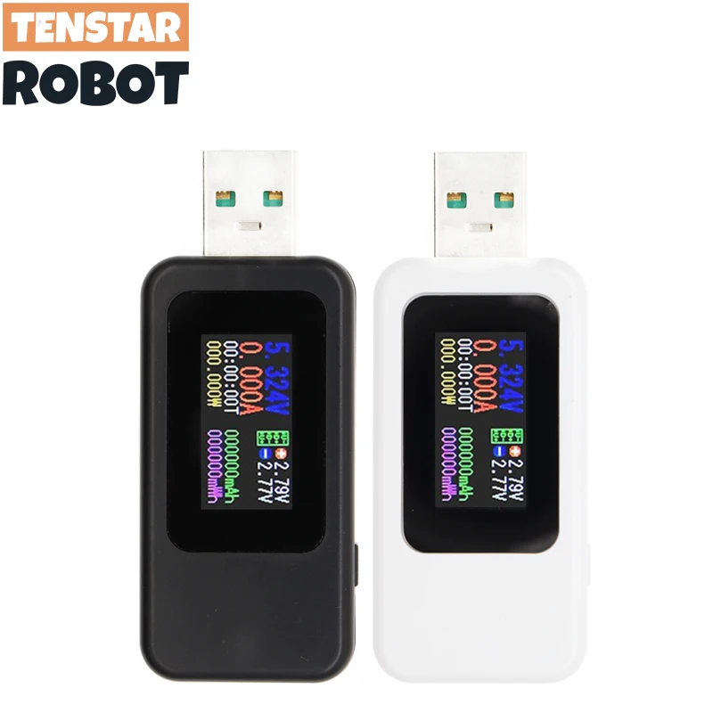 

10 in 1 USB Tester DC Digital Voltmeter Amperimetro Current Voltage Meter Amp Volt Ammeter Detector Power Bank Charger Indicator