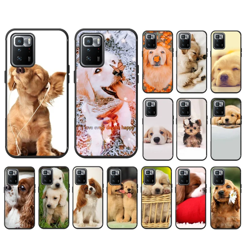 

Puppy Dog Puppies Phone Case for Xiaomi Mi 11T 11lite Poco X3 Pro Poco F3 Redmi Note8 Note10 Note9 Pro Redmi 9C 9A Redmi9 Note7