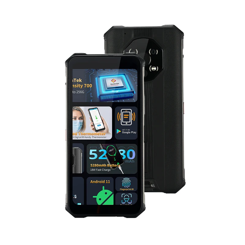 

HUGEROCK WP13 5G smartphone 128gb android 11 waterproof rugged phone 5280mah 6.52 global version mobile phones nfc
