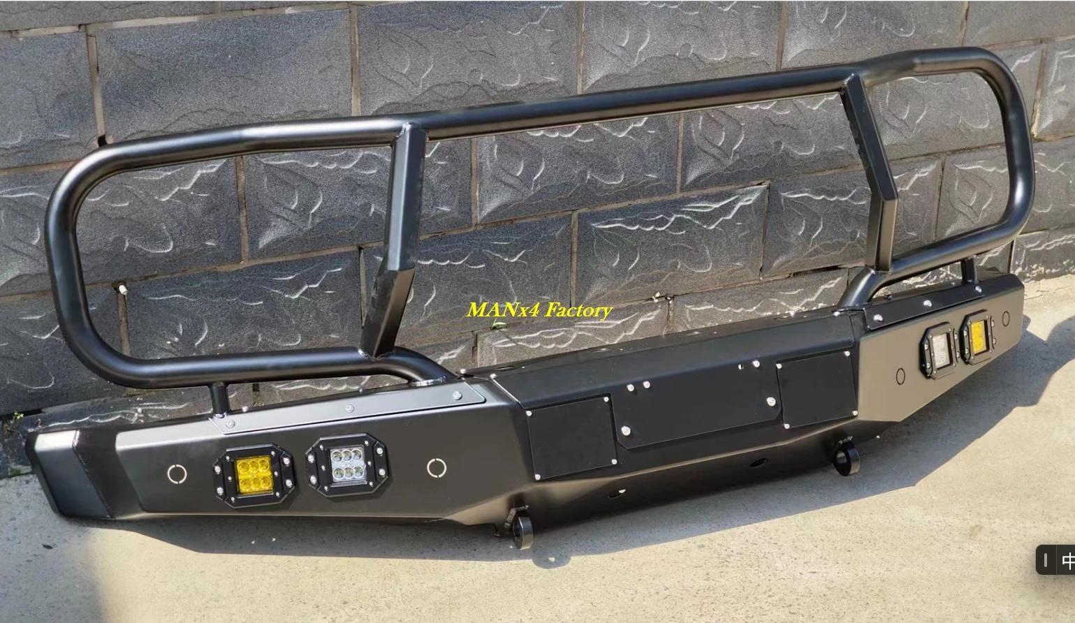 Стальной передний бампер Deluxe 4x4 для Ford Bronco U725 21+