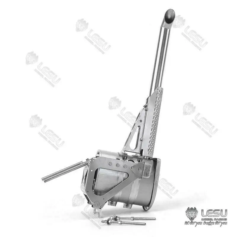 

LESU Exhaust Tank Chimney Assembly DIY for Remote Control Toys Tamiyaya Volvol FH16 FH12 1/14 RC Tractor Truck Model TH15895