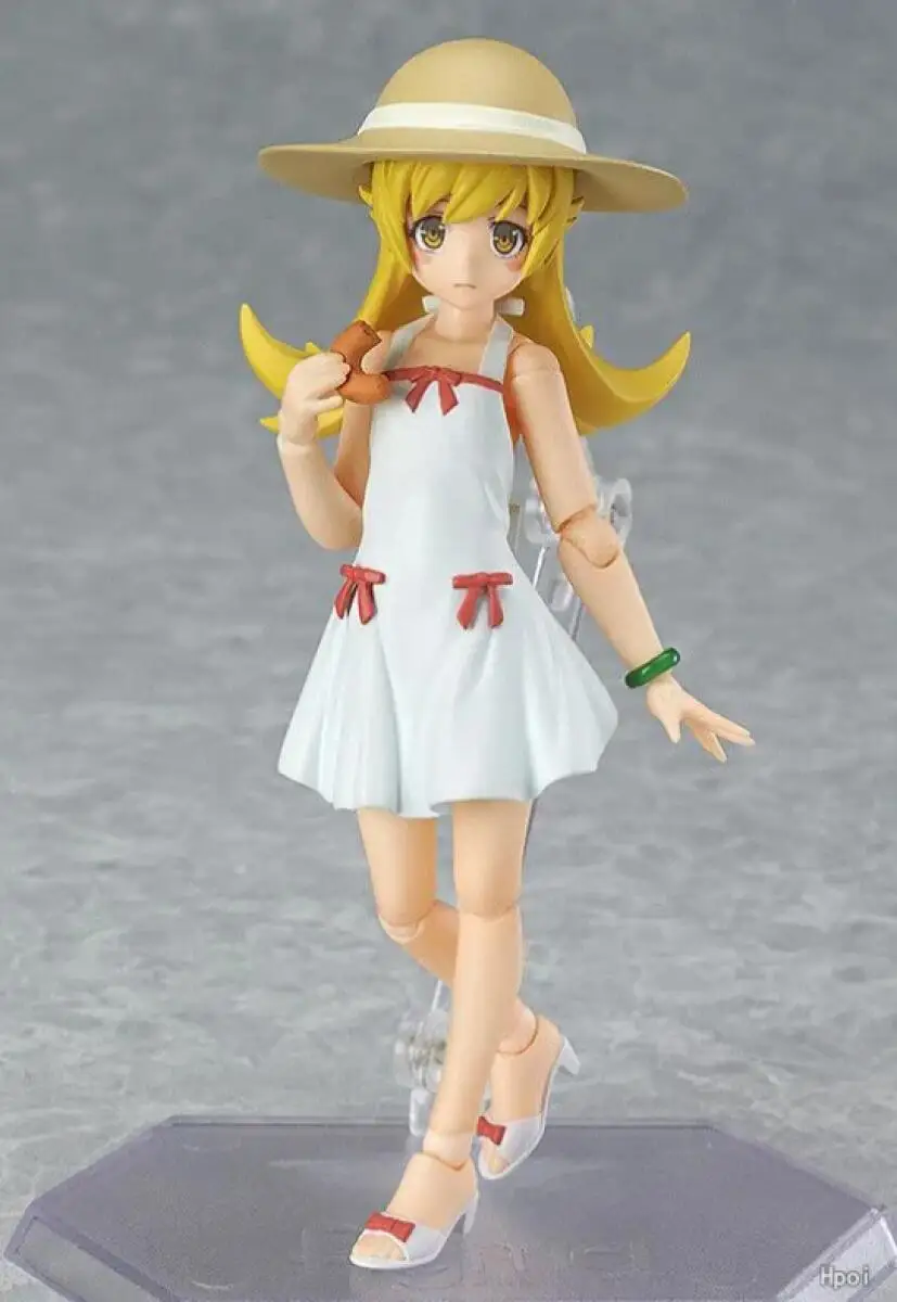 Фото Совершенно новая оригинальная фигурка GOOD SMILE Figma Shinobu Oshino из серии Nisemonogatari, в наличии, отличный подарок. №2
