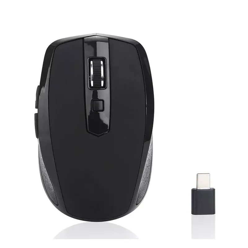 

NEW2023 New E27 Type-c 2.4GHZ Wireless Mouse Available for 2016 2017 Macbook Pro and Chromebook Black