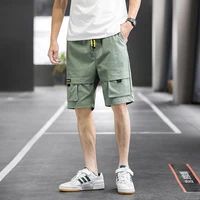2022 new mens versatile thin fashion shorts summer youth loose trend handsome casual work pants student sports 5 point trousers