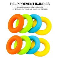 silica gel portable hand grip ring strength training expander hand grip rubber ring exerciser muscel power training equipment