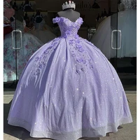 bm custom made bling sequin sweet 16 quinceanera dresses off shoulder ball gown beaded prom party girl birthday vestido 15 anos