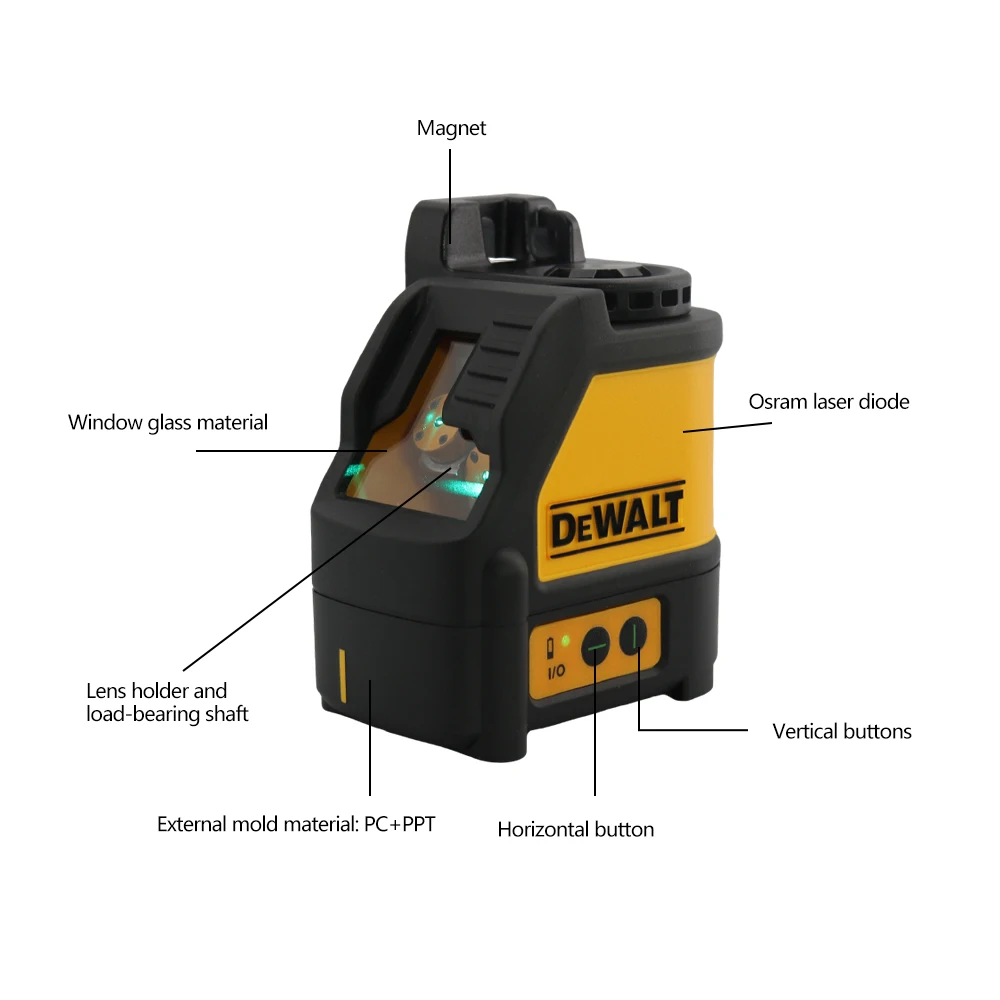 Лазерный уровень DeWalt DW088CG