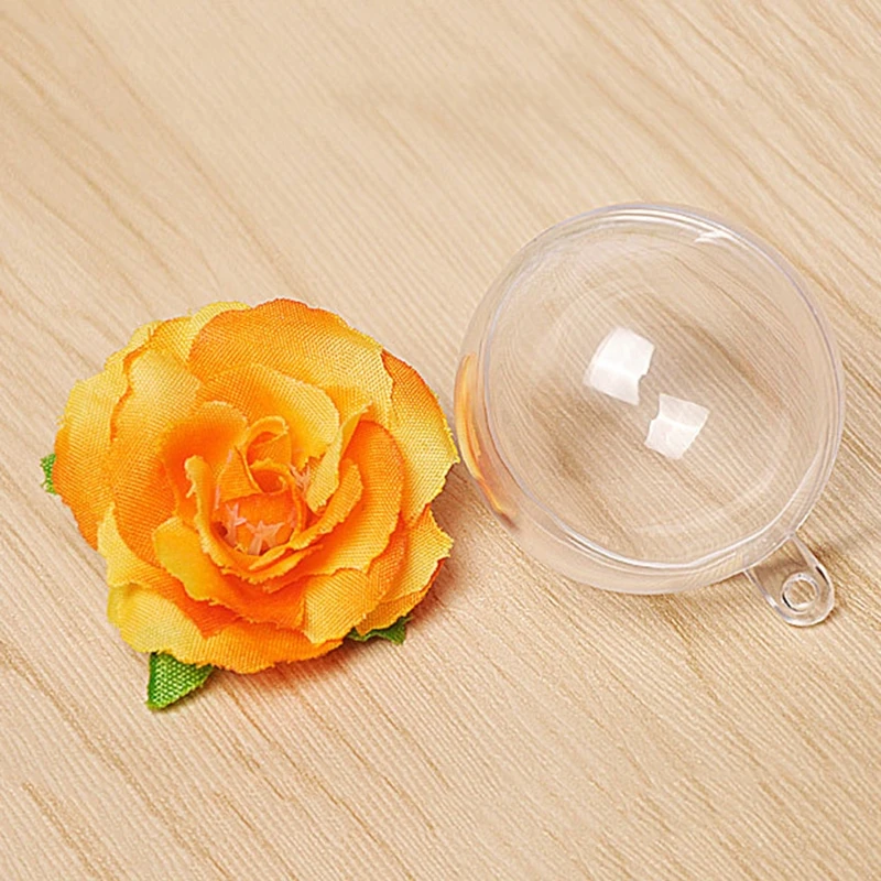 

Изысканный прозрачный подвесной полый шар фотография диаметр 12 см