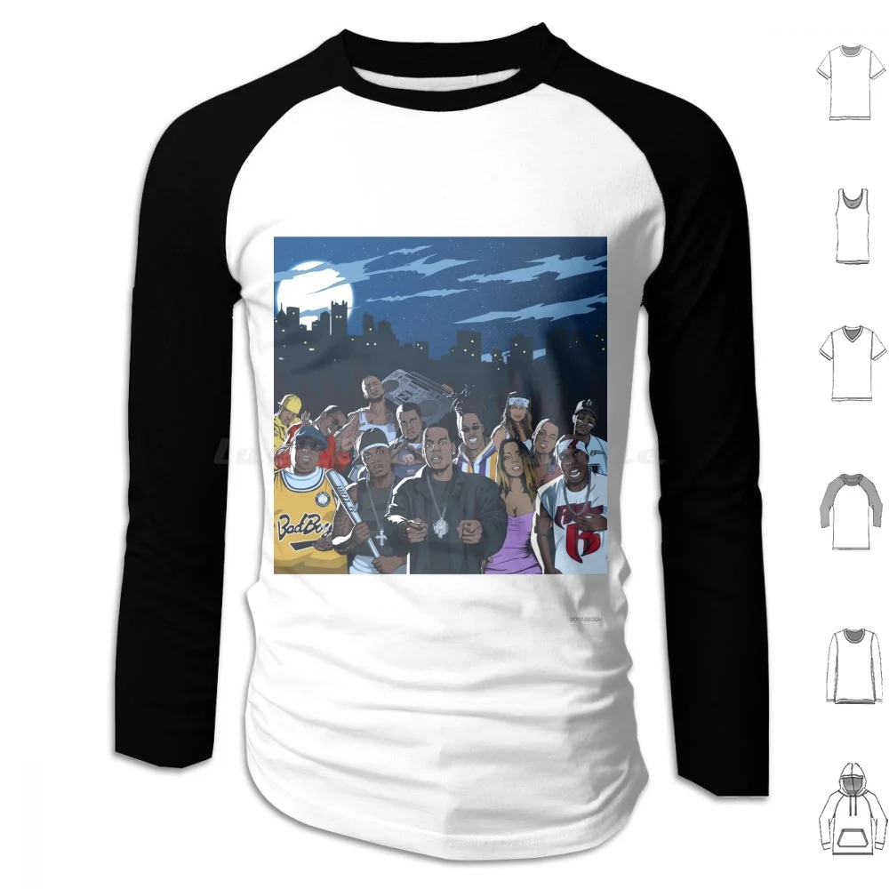 Толстовка хлопковая с длинным рукавом рэп РОП хип-хоп музыкальные суперзвезды