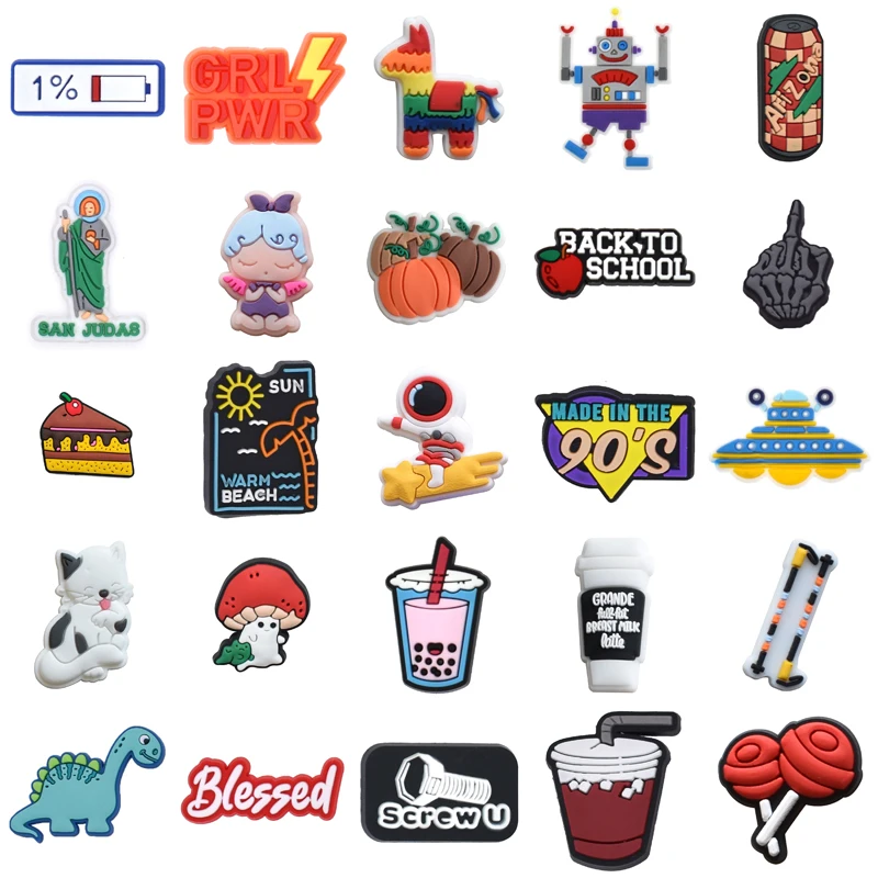 

Women Charm Boy Para Pins Gifts Decorations for Crocs Packs Kids Girl Shoe Charms Men Wholesale Bulk Set Jeans Shoes Accessories