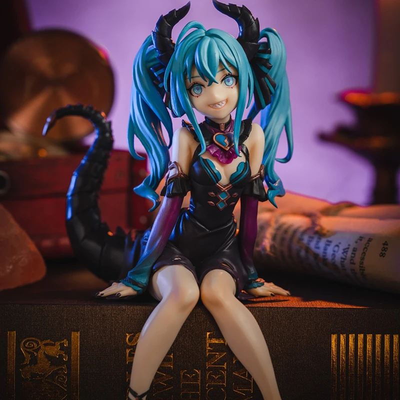 

Anime Vocaloid Hatsune Miku Figures Miku Villain Ver Action Figure Hand Made Noodle Stopper Toy Peripherals Collection Gifts Kid