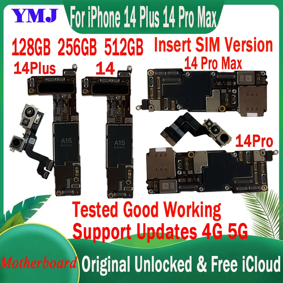 

Материнская плата для iPhone 14, 128 ГБ/256 ГБ/512 ГБ