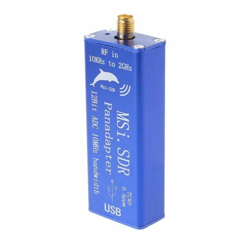 MSI-SDR 10kHz To 2GHz Panadapter SDR Receiver TCXO 0.5ppm 12-bit ADC HF UHF VHF FM RSP | Walkie Talkie Parts &amp Accessories