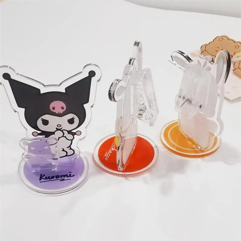 Kawaii Sanriod аниме серия Kuromi Pachacco Милая мультяшная стойка фото зажим для студентов