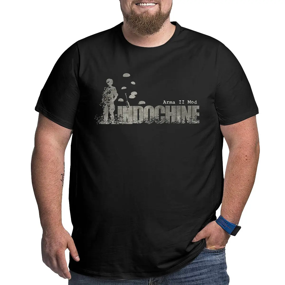 

Indochine Pop Rock And New Wave Band Est Big Size Graphic Oversized T-shirt Humor Graphic Plus Size Tees Tops