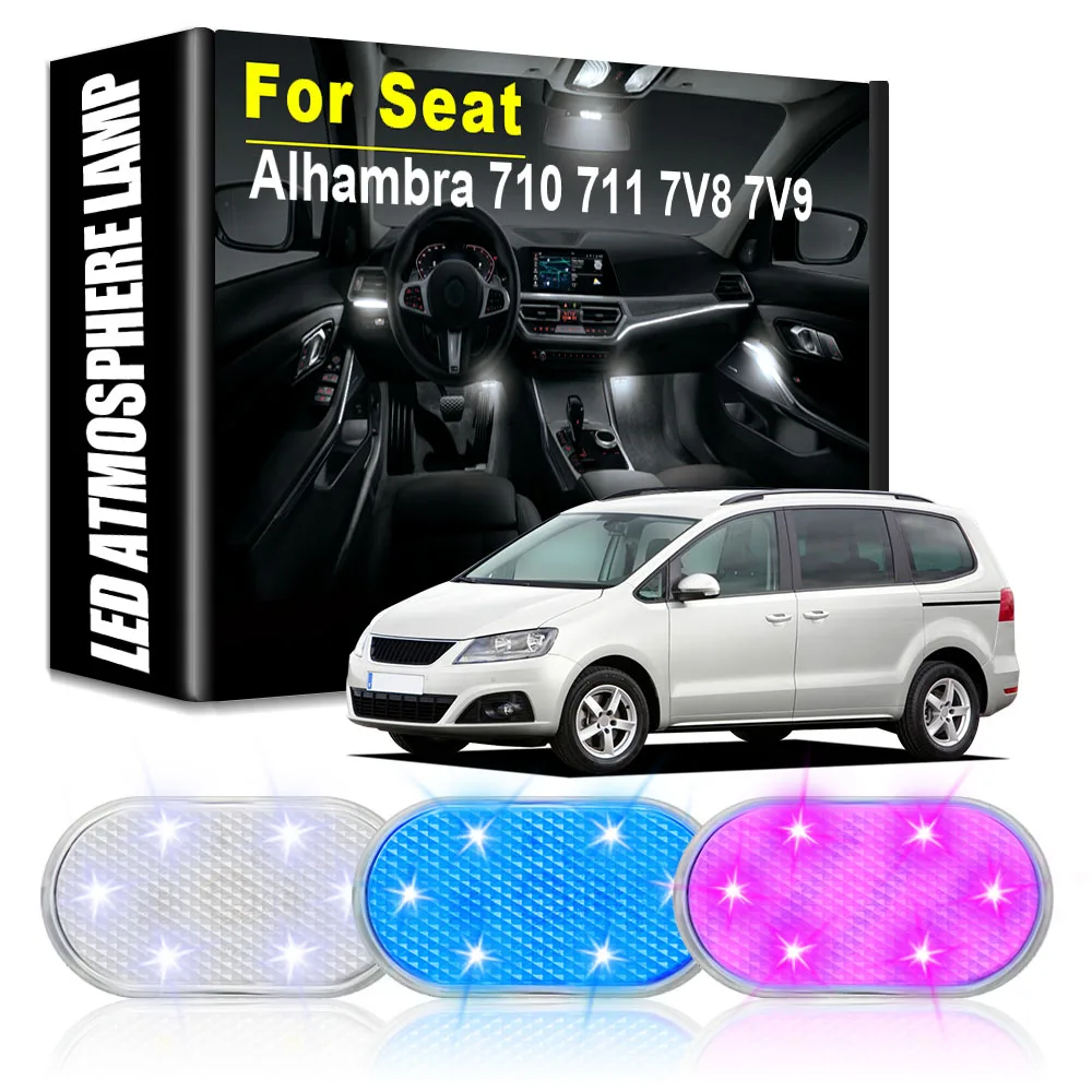 

Car LED Atmosphere Lights Car Rechargeable Touch Lamps Auto Goods Car Accessories Auto Tools for SEAT Alhambra 710 711 7V8 7V9