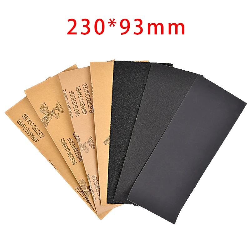 Универсальная влажная и сухая прямоугольная шлифовальная бумага, автомобильная металлическая, деревянная, полировка и шлифовка стен, ремонт, абразивные инструменты, обои