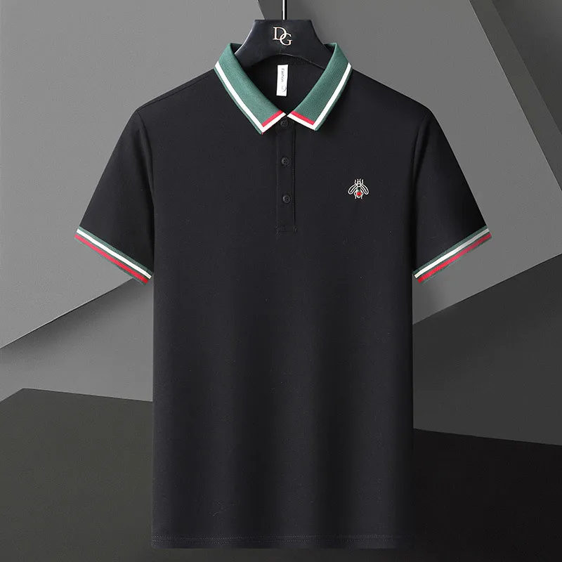 Корейская простая тонкая рубашка-поло с коротким рукавом лето 2022 Повседневная