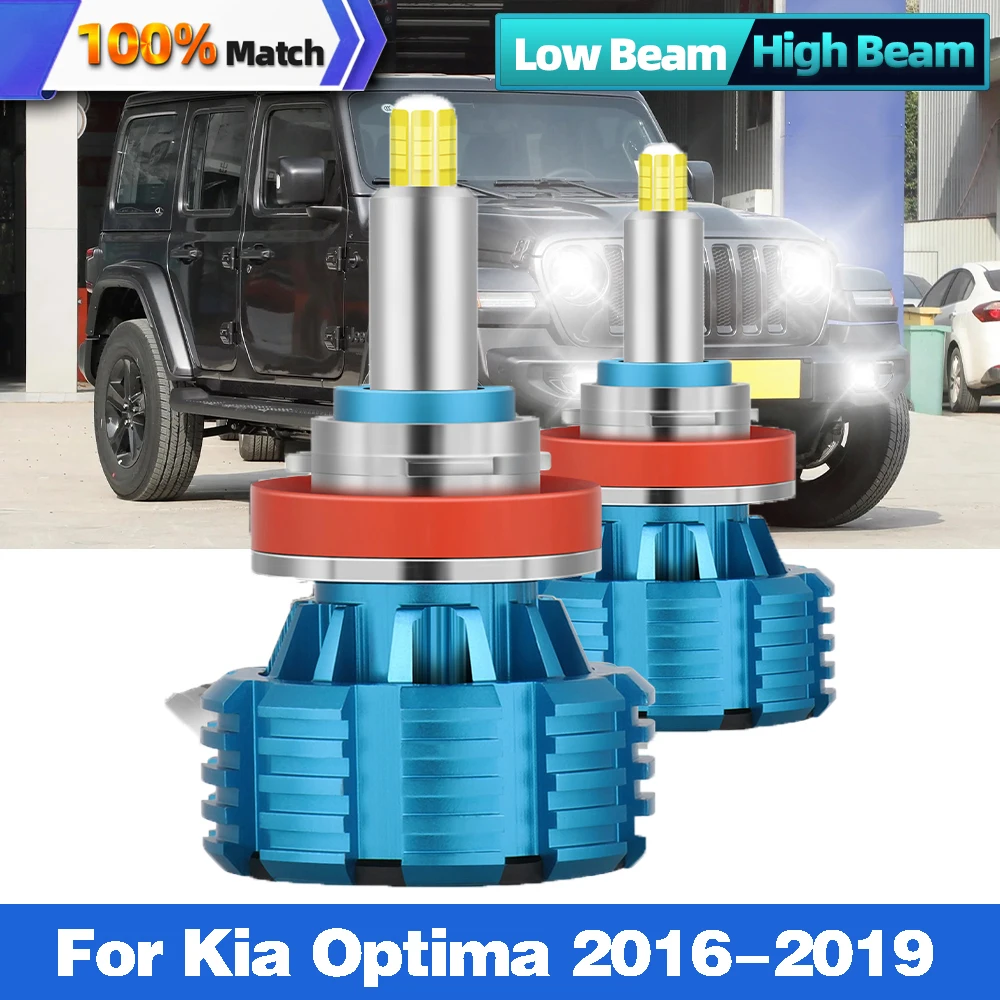 

2pcs LED Car Headlights Bulb 9005 9006 HB3 HB4 Canbus 20000LM CSP Chip Auto Lights Led Lamp 12V For Kia Optima 2016-2019