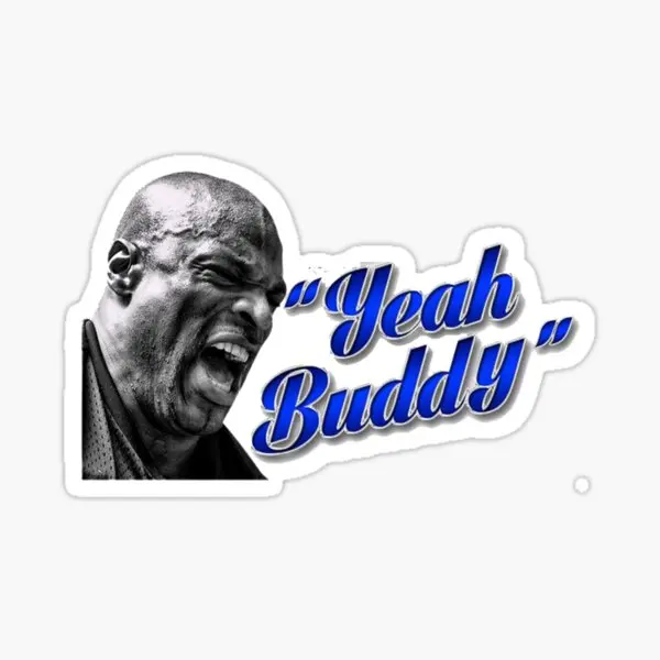 

Наклейки Ronnie Coleman Yeah Buddy 5 шт. для украшения мультфильмов художественный фон для детей домашний декор окно аниме бутылки для воды на стену