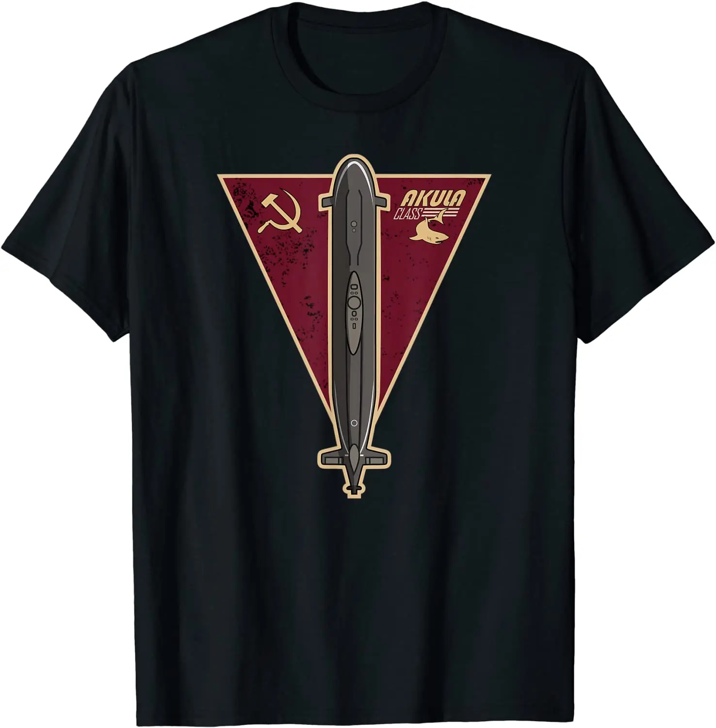 

Soviet Akula Class Submarine T-Shirt. Summer Cotton Short Sleeve O-Neck Mens T Shirt New S-3XL