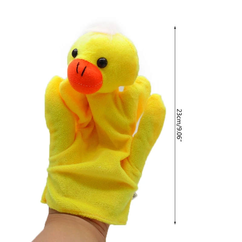 

Plush Hand Puppet Finger Doll Fidget Toy Soft Hand Toy Puppets for Kindergarten Toddler Family Interactive Game Props