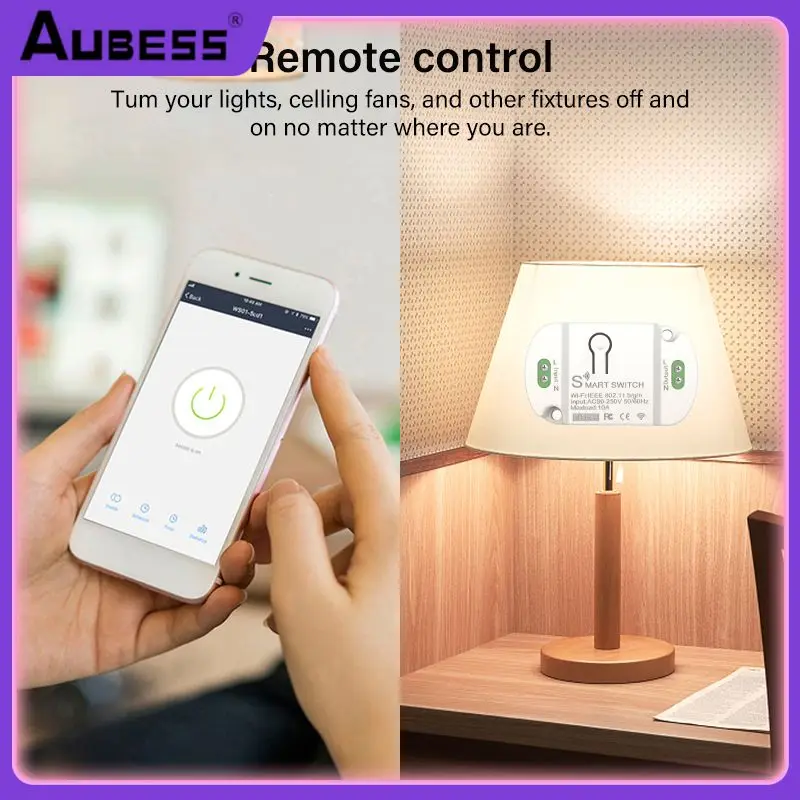 

Smart Life Smart Switch Wifi 10a Tuya Breaker Module Timer Mini Work With Alexa Google Home Smart Home Wireless Switches