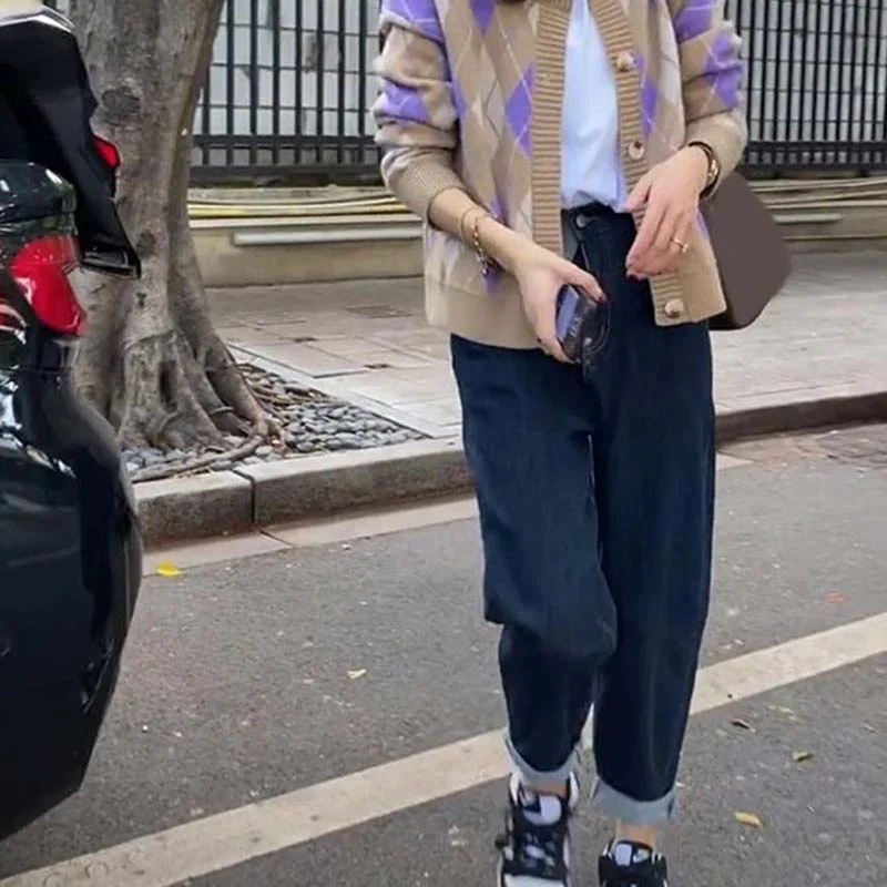 

Women Jeans Baggy Y2k 2022 Loose High Waist Denim Pants Teenagers Wide Denim Jeans Wide Leg Trousers Woman Female