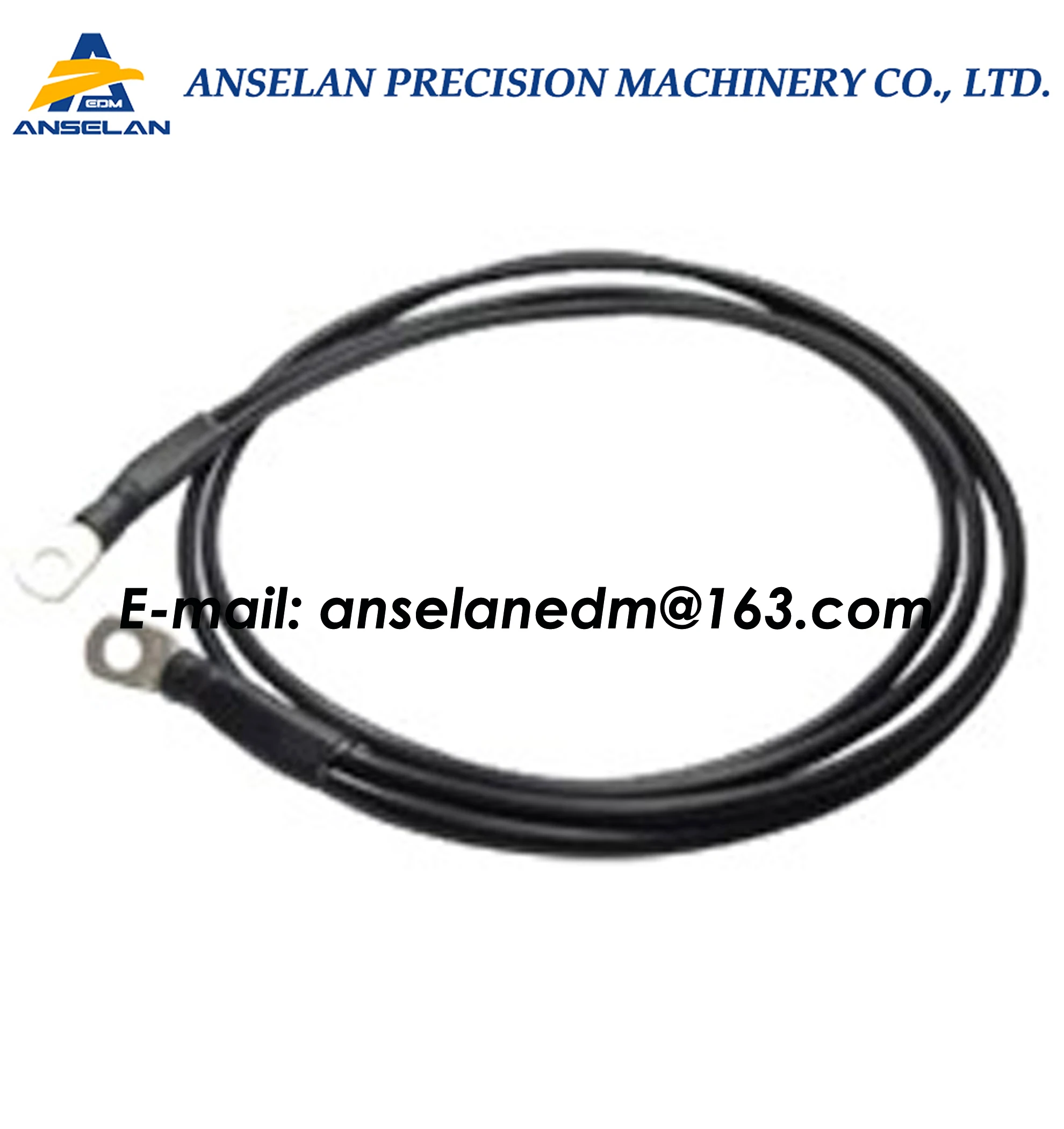 204462160 Ground Cable Upper Left L=950mm for ROBOFIL 2020. Charmilles C446216, 446.216, 446.216.0 edm Power Supply Cable 24.54.
