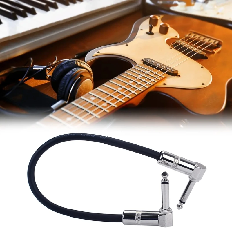 

Guitar Patch Cables Professional Patch Cables for Guitar Pedals Low Noise Good Quality Guitar Patch Cable Right Angle