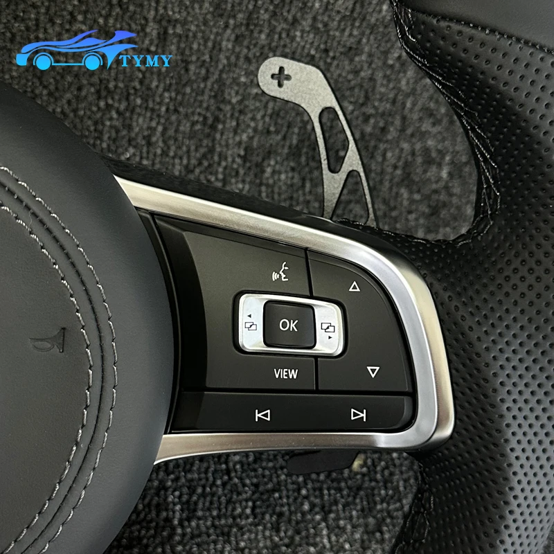 Фото Для Volkswagen Golf MK6 MK7 MK7.5 GTI GTE GTD GTS R-Line Polo 2013-2020, аксессуар для модификации автомобиля, спортивный руль. №3