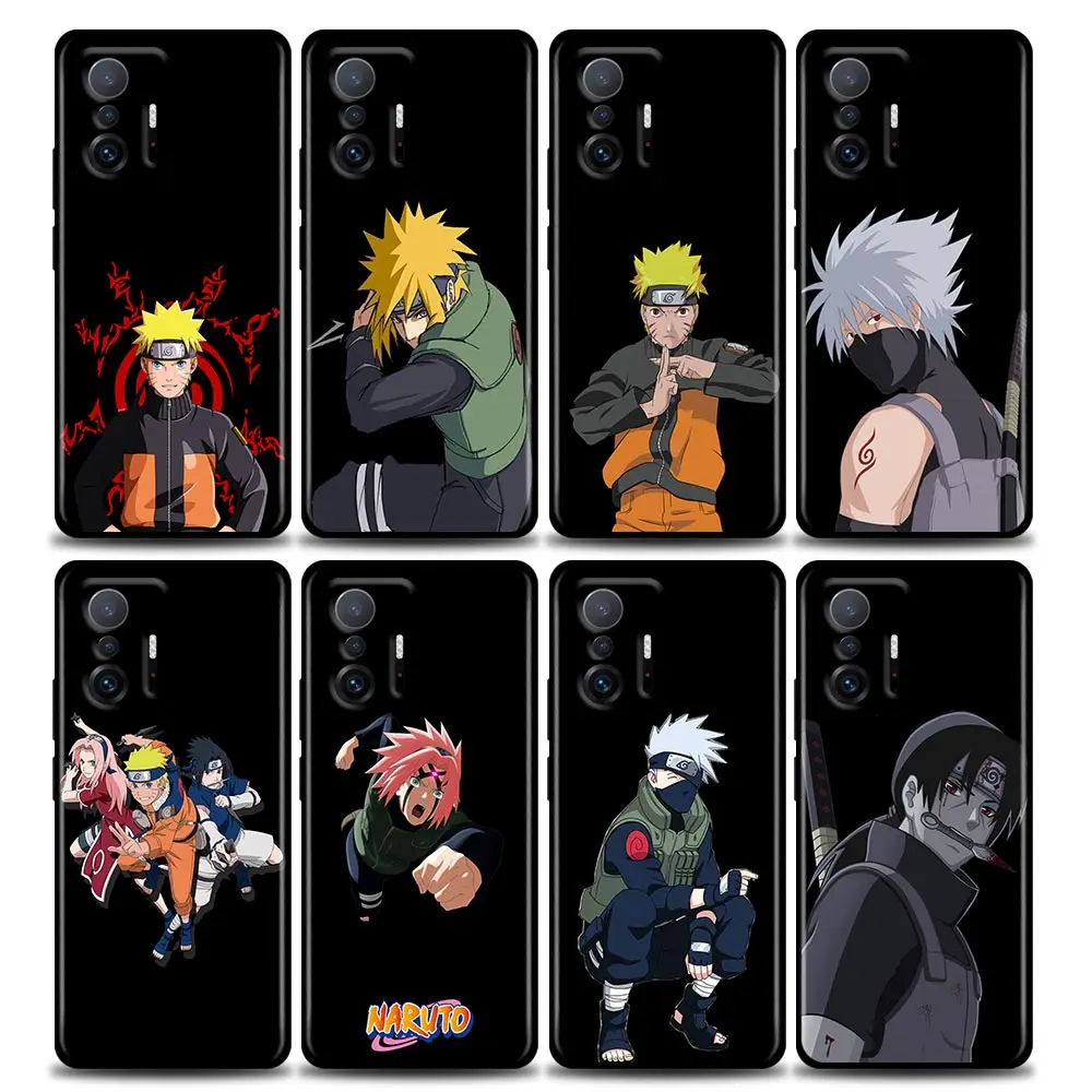 

Relief Printing Anime Naruto Phone Case for Xiaomi 12 12X 11 11X 11T X3 X4 NFC M3 F3 GT M4 Pro Lite NE 5G TPU Case Fundas Capa