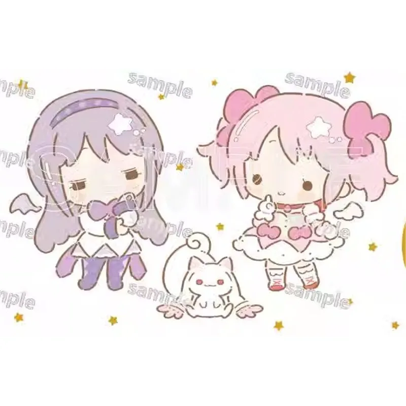 Фото Японский мультфильм Puella Magi Madoka Magica аниме фигурки Kaname Madoka Akemi Homura акриловая подставка коллекция декор стола №4