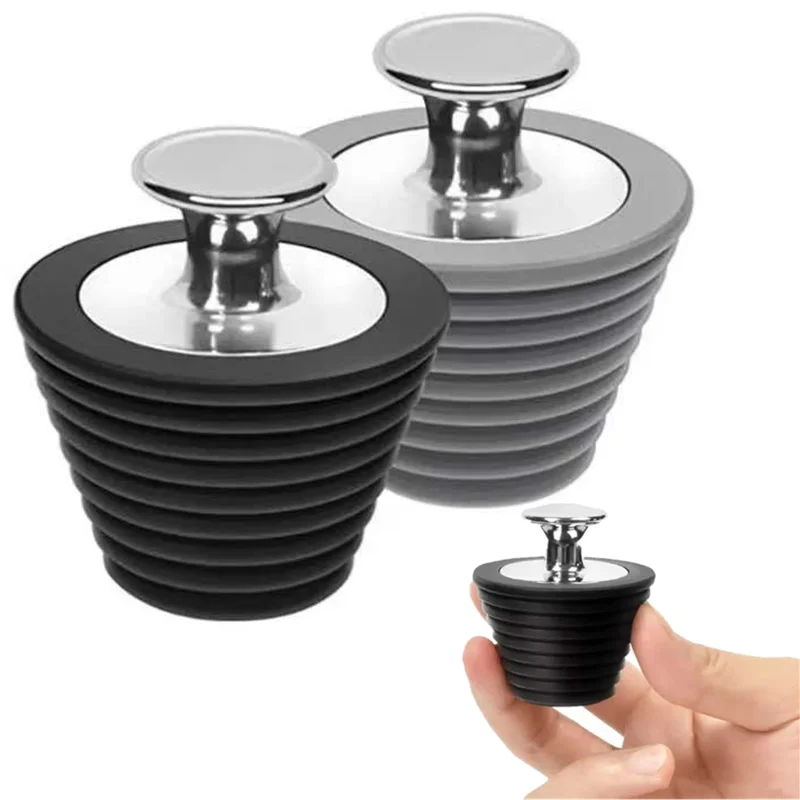 

Shower Drain Stopper Floor Drain Rubber Circle Silicone Plug for Shower Bathtub Plug Bathroom Leakage-proof Drain Sink Basin