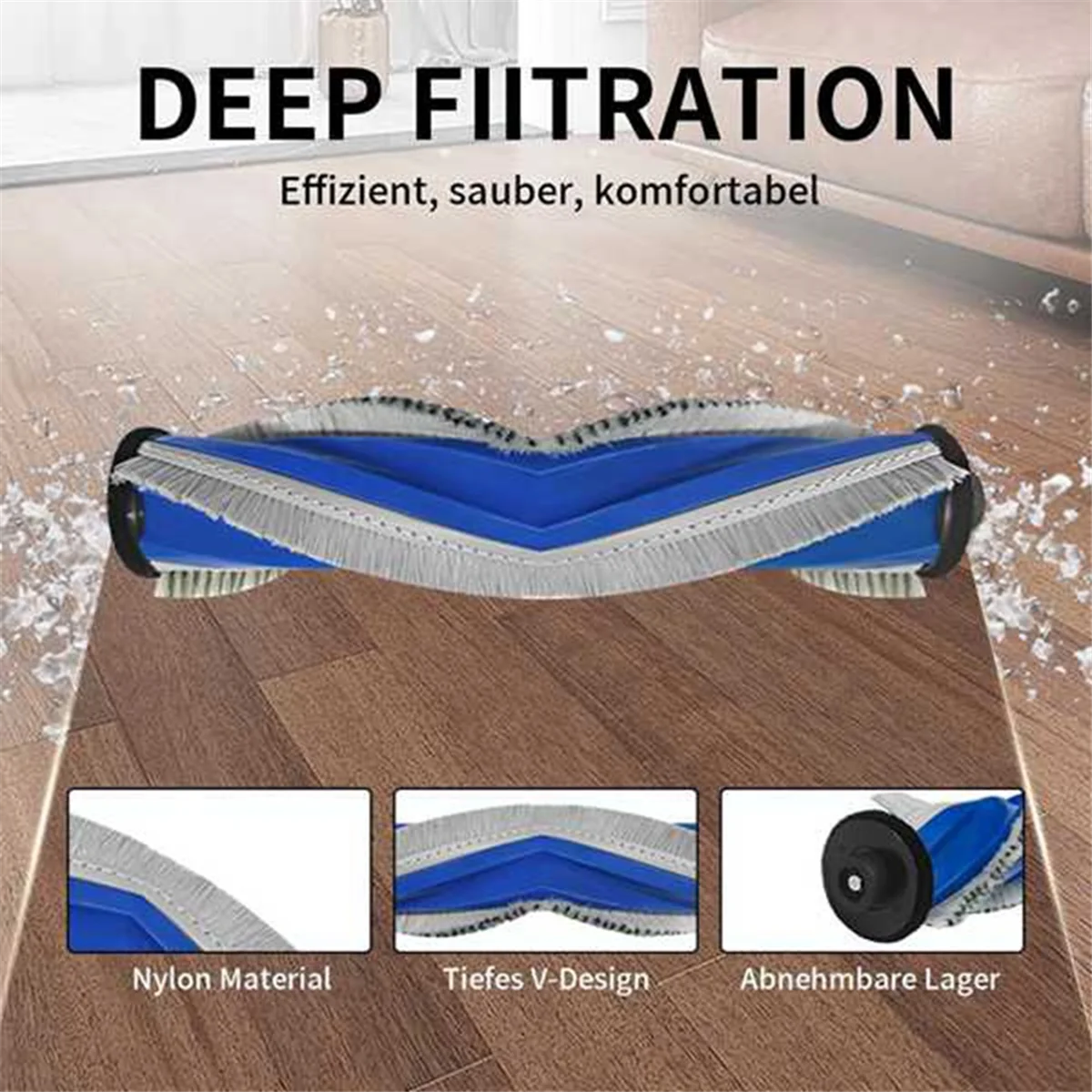 Запасные части для пылесоса Ecovacs Debot T30 Pro Omni/T30 моющаяся основная боковая щетка