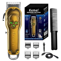 original kemei all metal hairdressing hair trimmer for men salon professional electric hair clipper beard haircut machine