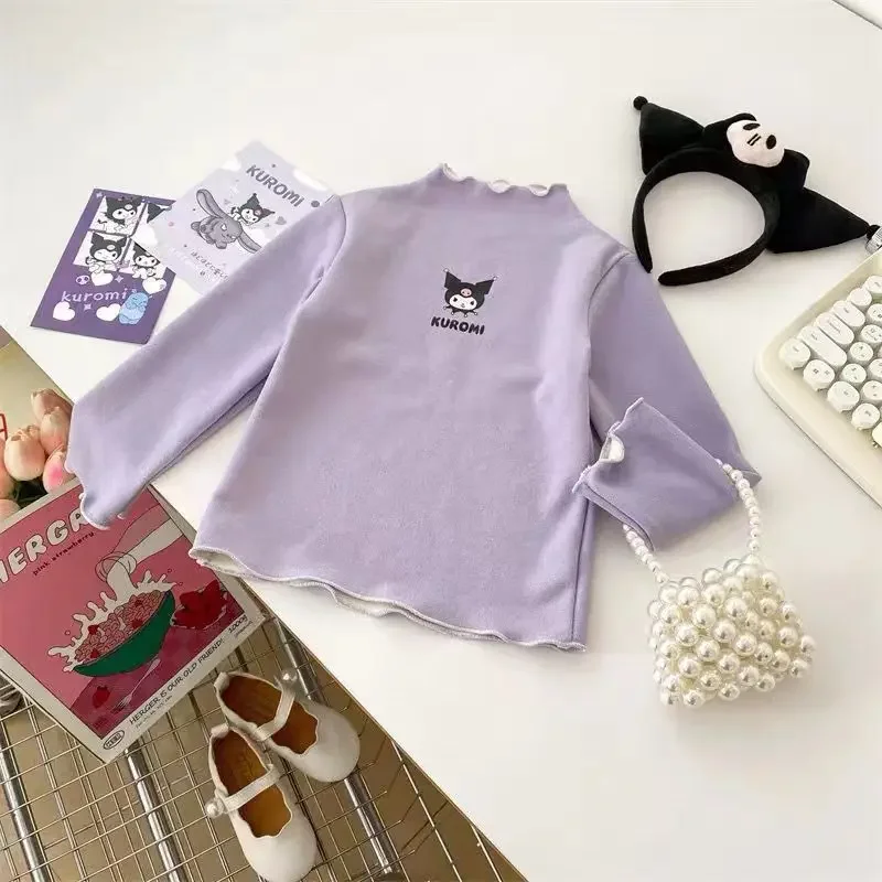 Sanrio Hello Kitty детская шерстяная футболка с длинным рукавом