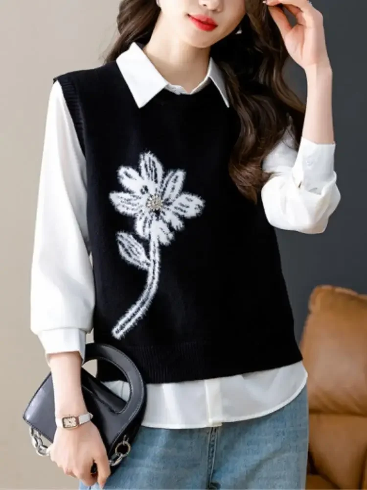 Женский свитер короткий зеленый жилет укороченный вязаный в клетку кардиган