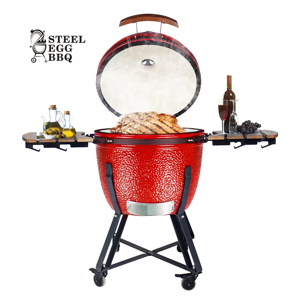 

SEB KAMADO 23.5 inch Outdoor Charcoal BBQ Barbeque / Barbecue Ceramic Kamado Grill