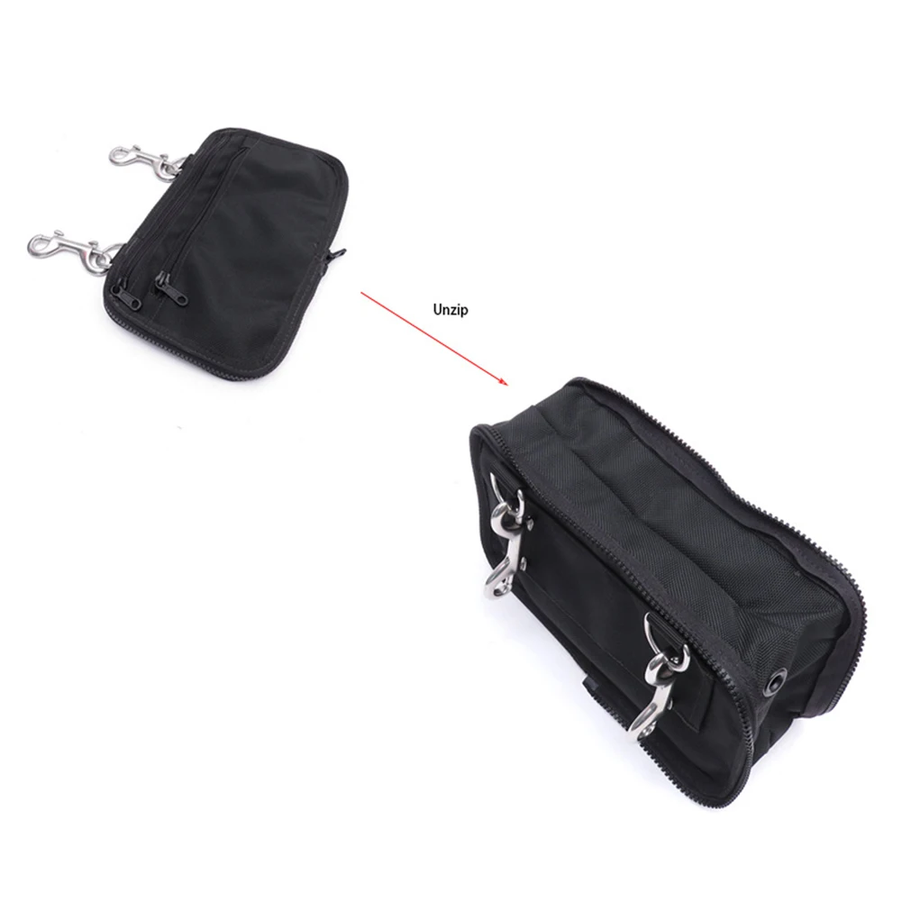 

New Practical Quality Storage Bags Storage Pocket Professional SS 316 Hook Storage Pocket Useful 1680D Nylon Fabric