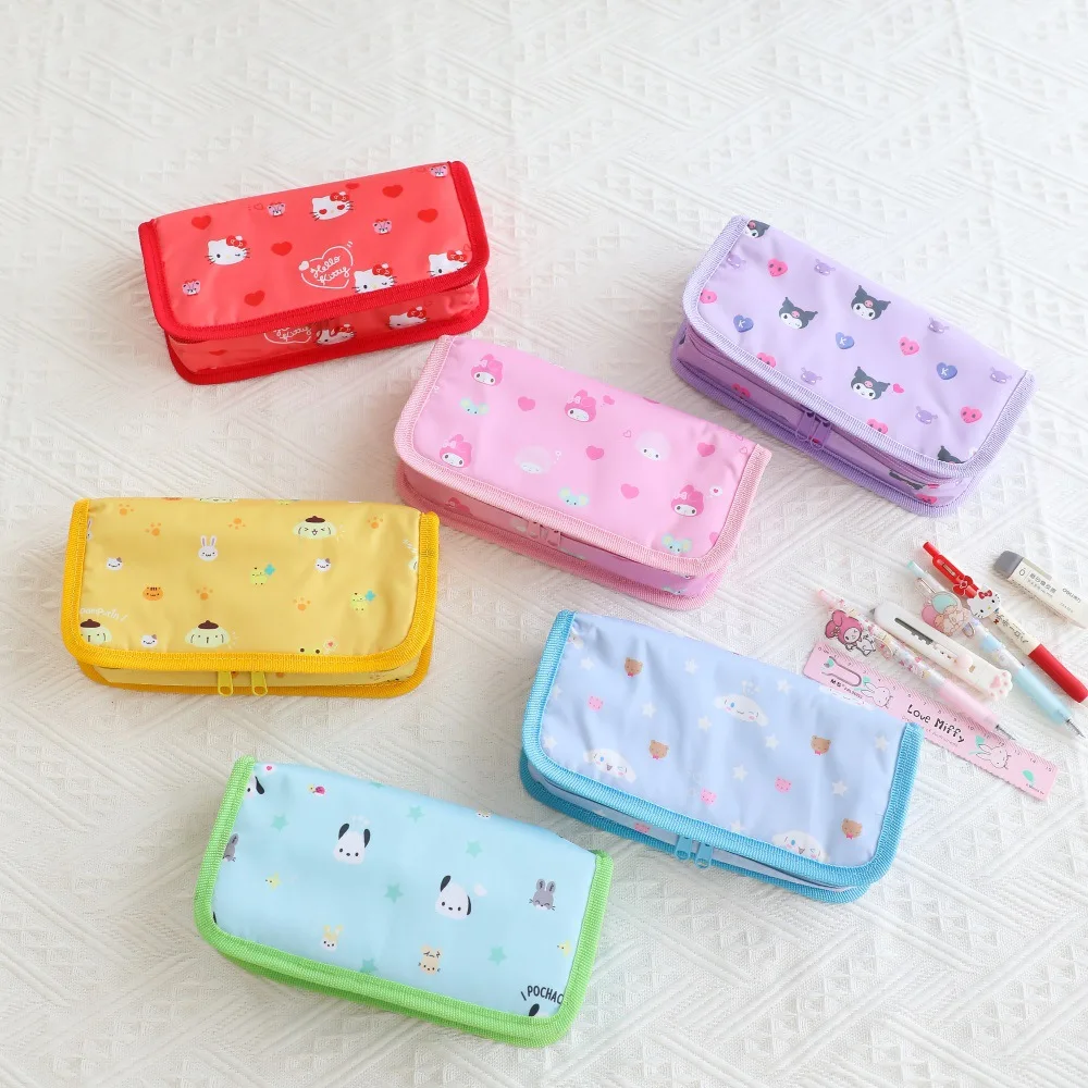 

Карандаш Hello Kitty Sanrio Kawaii аниме, милый мультяшный карандаш с милой девочкой в виде коричного сердца, моя мелодия Kuromi, канцелярские Игрушки для ...