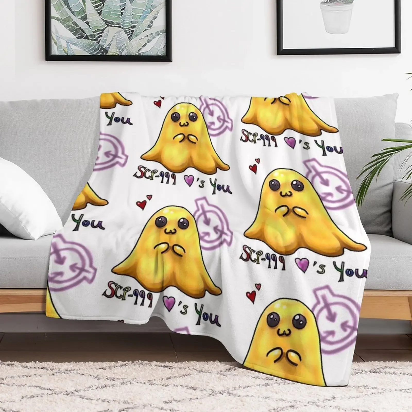 SCP 999 любит тебя одеяло детские милые одеяла